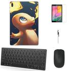 Adesivo Galaxy Tab S8 Plus SM-X806 Charmander /Tecl/Mou/Can/Pel Preto