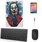 Adesivo Galaxy Tab S8 Plus SM-X806 Coringa 1 /Tecl/Mou/Can/Pel Preto