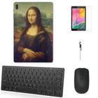 Adesivo Galaxy Tab S8 Plus SM-X806 Monalisa /Tecl/Mou/Can/Pel Preto