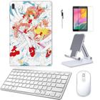 Adesivo Galaxy Tab S8 Plus SM-X806 Sakura /Sup/Tecl/Mou/Can/Pel Branco