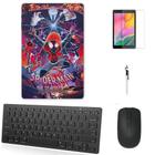 Adesivo Galaxy Tab S8 SM-X7068 Homem Aranha 1 /Tecl/Mou/Can/Pel Preto