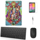 Adesivo Galaxy Tab S8 Sm-X7068 Rick Morty /Tecl/Mou/Can/Pel