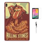 Adesivo Galaxy Tab S8 SM-X7068 Rolling Stones Com Película e Caneta