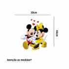 Adesivo Geladeira Mickey e Minnie 39x42cm Vinil Adesivo