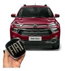 Adesivo Grade Dianteira Fiat Toro 17/19 Emblema Black Piano