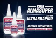 Adesivo instantaneo 100grs cola instantanea almasuper