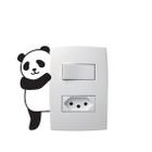 Adesivo Interruptor Panda - Atenção As Medidas