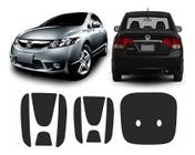 Adesivo Kit Aplique Personalizado Honda New Civic 06/11preto