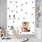 Adesivo kit infantil castor animal marinheiro menino