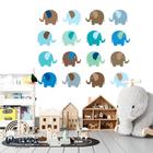 Adesivo kit infantil colorido elefante baby