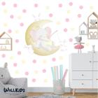 Adesivo kit infantil elefante e coelhos lua