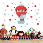 Adesivo Kit Infantil menina animal ratinha balão flores