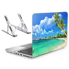 Adesivo Notebook 13,1" Wide Praia b1 e Suporte