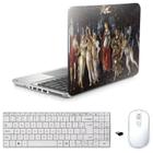 Adesivo Notebook 13,3" Primavera Teclado Mouse Branco