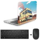 Adesivo Notebook 14" Bad/Sup/Tecl/Mouse Preto