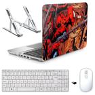 Adesivo Notebook 14" Homem Aranha/Sup/Tecl/Mouse Branco