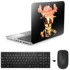 Adesivo Notebook 14" One Piece/Tecl/Mouse Preto