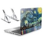 Adesivo Notebook 15" Wide A Noite Estrelada e Suporte