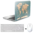 Adesivo Notebook 15,6" Atlas D2 Teclado Mouse Branco