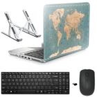 Adesivo Notebook Asus 14" Mapa 3/Sup/Tecl/Mou Preto