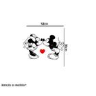 Adesivo Para Box Minnie E Mickey Transparente