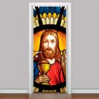 Adesivo Para Porta Jesus Cristo 2-63X210Cm