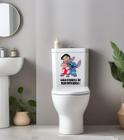 Adesivo Para Vaso Sanitário Dê A Descarga - Stitch E Lilo