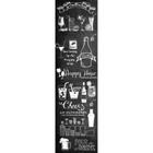 Adesivo Parede Cozinha / área gourmet Chalkboard lousa Drink e Bebidas 1,80 x 0,50 m