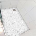 Adesivo piso box granilite Terrazzo cinza antiderrapante - Colacomigo