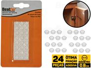 Adesivo Protect Anti Impacto Móveis Maçaneta Porta 24pçs 8mm Bestfer BFH1338