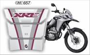 Adesivo Protetor De Tanque Moto XRE 300 Rally Adventure Vinho 657