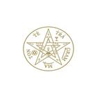 Adesivo Radiônico Pentagrama - Com 9 Adesivos - Master Chi