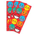 Adesivo Redondo Festa Pokémon - 30 Unidades - Junco
