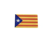 Adesivo resinado bandeira da Catalunha 5x3 cm - Mundo Das Bandeiras