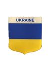 Adesivo Resinado Em Escudo Da Bandeira Da Ucrânia