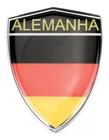 Adesivo Resinado Países Emblema Cromado Alemanha Germany
