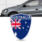 Adesivo Resinado Países Universal Emblema Cromado Austrália
