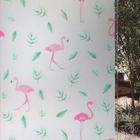 Adesivo Sem Cola Janela Modelo Jateado Flamingo Folha 200x60cm - Open Star