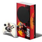 Adesivo Skin Xbox Series S E Dois Controles Red Dead