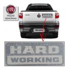 Adesivo Tampa Caçamba Fiat Strada Hard Working Original