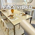 Adesivo Vinil Bege Efeito Laca Envelopar Mesa Móveis 6m X 1m