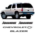 Adesivos Blazer Advantage 2007 Emblema Chevrolet Resinados - SPORTINOX