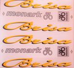 ADESIVOS COLANTE BIKES BRISA MONARK Amarelo