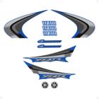 Adesivos Compatível Yamaha Ybr 125 2008 Moto Azul + Logos