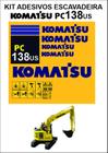 Adesivos Escavadeira Komatsu PC138US