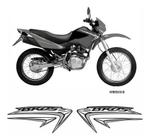 Adesivos Faixas Laterais Honda Nxr Bros 125 2013/2017 Kit 09