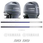 Adesivos Four Stroke Motor Yamaha 90 Hp 4 Tempos Refletivo