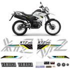 Adesivos Lander Xtz 250 2020 Moto Branca + Emblemas Yamaha