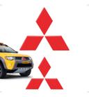 Adesivos Mitsubishi L200 Savana 2014 Emblema Logo - Genérico - SPORTINOX
