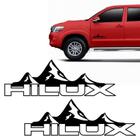 Adesivos Montanha Hilux Emblema Lateral Preto Personalizado - SPORTINOX